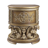 Constantine Brown & Gold Finish Nightstand Model BD00472 By ACME Furniture